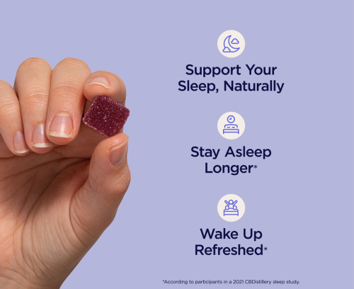 30mg CBD + Melatonin Sleep Gummies (0% THC*)